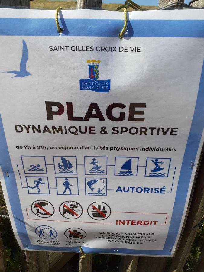 Studio Lumineux Dans La Coulee Verte A Saint Gilles Croix De Vie 外观 照片